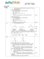 Đáp án Đề thi học sinh giỏi lớp 10 môn Hóa Học Olympic Hóa học 304 năm 2010