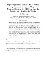 Improving learners' academic IELTS writing performance through modeling
