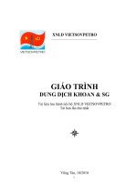 giáo trình dung dịch khoan và SG