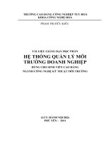 HỆ THỐNG QUẢN lý môi TRƯỜNG DOANH NGHIỆP