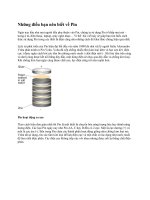 Những điều bạn nên biết về pin