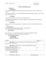 SOẠN GIÁO án bài 38  cân BẮNG hóa học