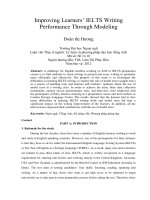 Improving Learners’ IELTS Writing Performance Through Modeling