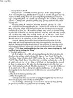 ỨNG dụng phương pháp dạy học thảo luận nhóm vào giảng dạy Sinh học10 cơ bản tại trường phổ thông