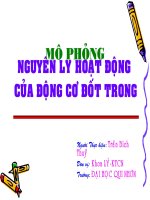 bài giảng   nguyên lý hoạt động của động cơ đốt trong