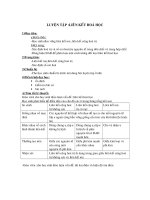 SOẠN GIÁO án bài  LUYỆN tập về LIÊN kết hóa học