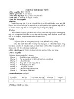 giáo án bài soạn môn hóa vô cơ