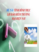 TÌNH HÌNH TRỤC LỢI BẢO HIỂM THƯƠNG MẠI HIỆN NAY