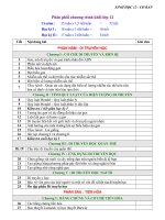 giáo án học kì I sinh học 12