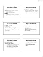 Bài 17. Bạo hành trẻ em  trong giám định y pháp