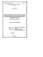 Nghiên cứu ảnh hưởng của phương pháp chế biến đến thành phần hóa học và tác dụng sinh học của vị thuốc cốt khí củ radixpolygonicuspidati