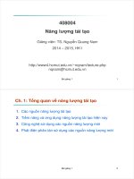 bài giảng   năng lượng tái tạo