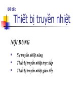 đề tài   thiết bị truyền nhiệt