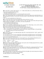 Đề thi học sinh giỏi lớp 10 môn Hóa Học tỉnh Vĩnh Phúc năm học 20082009