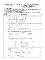 Đáp án Đề thi học sinh giỏi lớp 10 môn Toán tỉnh Vĩnh Phúc (khối không chuyên) năm học 20112012