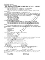 CÂU hỏi TRẮC NGHIỆM KHÁCH QUAN môn hóa học – bài ESTE