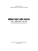 giáo trình bộ môn nội khoa bệnh học y sinh