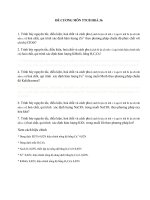 đề cương, đề thi và đáp án kết thúc học phần môn phân tích cơ bản