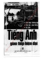 TIẾNG ANH GIAO TIẾP HIỆN ĐẠI (SINH HOẠT THƯỜNG NGÀYGIAO LƯUGIAO THÔNGDU LỊCH)  TRI THỨC VIỆT