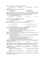 211 câu trắc nghiệm hóa vô cơ có đáp án