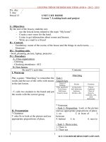 Giáo án tiếng anh chương trình dạy thí điểm lớp 6 tham khảo (3)