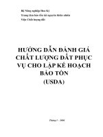 Hướng dẫn đánh giá chất lượng đất
