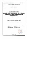 Nghiên cứu ảnh hưởng của nhiệt độ đến thành phần hóa học và tác dụng sinh học của vị thuốc hoàng liên chân gà (coptis teeta wall)