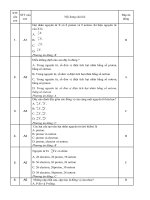 trắc nghiệm khách quan hóa vô cơ có đáp án