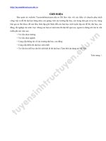 Tuyển tập đề thi đáp án môn toán ĐH