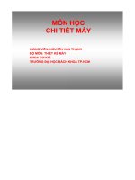 Bài giảng chi tiết máy