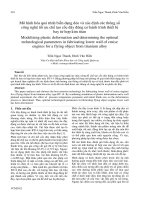 Proceedings VCM 2012 29 mô hình hóa quá trình biến dạng dẻo và xác định các thông số