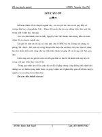 Đồ án chuyên ngành: Một số giải pháp nâng cao quản lý ngân sách trên địa bàn xã An Tường, thành phố Tuyên Quang, tỉnh Tuyên Quang