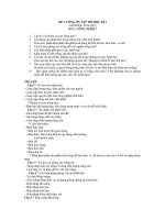 Đề cương ôn tập HKI Công nghệ 7