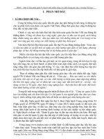 SKKN Biện pháp quản lý chuyên môn nhằm nầng cao chất lượng giáo dục ở trường tiểu học. BÌNH CHÁNH