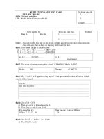 Đề thi TNTH và Giải toán CASIO 6 năm học 2011 - 2012