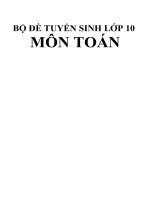 TÀI LIỆU LUYỆN THI môn TOÁN lớp 9