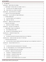 Đề cương môn học quản trị tài chính