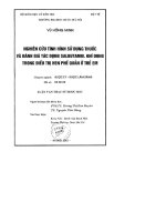 Nghiên cứu tình hình sử dụng thuốc và đánh giá tác dụng salbutamol khi dùng điều trị hen phế quản ở trẻ em