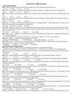 Bài tập trắc nghiệm chương Halogen