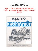 Kinh dịch với thuật phong thủy