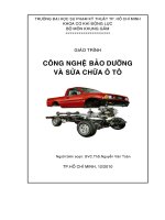 Giáo trình công nghệ bảo dưỡng và sửa chữa ô tô