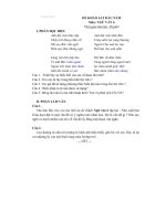 Đề khảo sát đầu năm môn Ngữ Văn 6