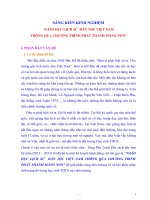 SKKN Giáo dục Lịch sử dân tộc Việt Nam thông qua chương trình phát thanh măng non.