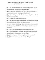 Đề cương ôn tập thi học kì II Công nghệ 6