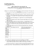 Đề cương ôn tập lịch sử 10