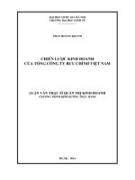 Chiến lược kinh doanh của Tổng công ty Bưu chính Việt Nam