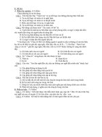 Đề thi học Kì I môn Ngữ văn 8 năm 2010 - 2011