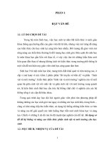 SKKN Hệ thống và nâng cao kiến thức phần sinh vật và môi trường bằng cách sử dụng sơ đồ bảng.  THCS PHỔ MINH