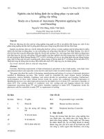 Proceedings VCM 2012 23 nghiên cứu hệ thống định ôn tự động phục vụ sản xuất