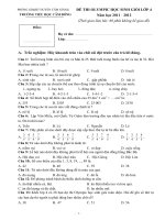 Đề thi olympic hsg lớp 4 2012